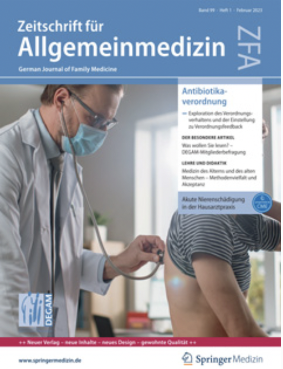 Neu im Springer Portfolio: Zeitschrift für Allgemeinmedizin