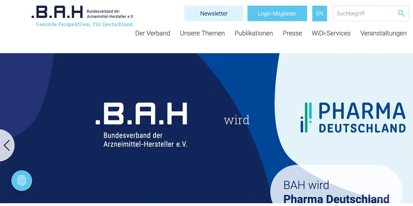 Aus BAH wird ‚Pharma Deutschland‘
