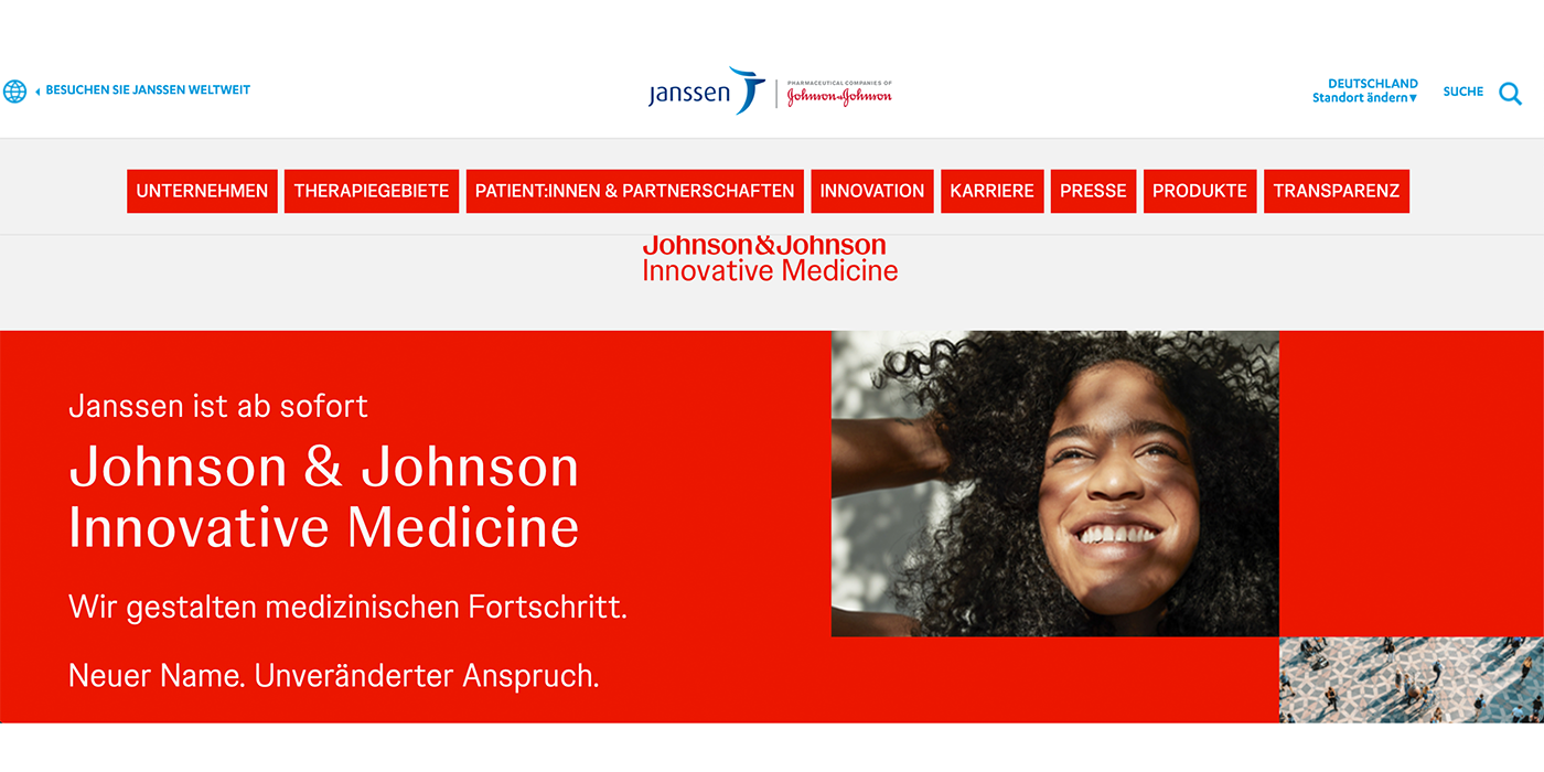 Janssen ist ab sofort: Johnson & Johnson Innovative Medicine