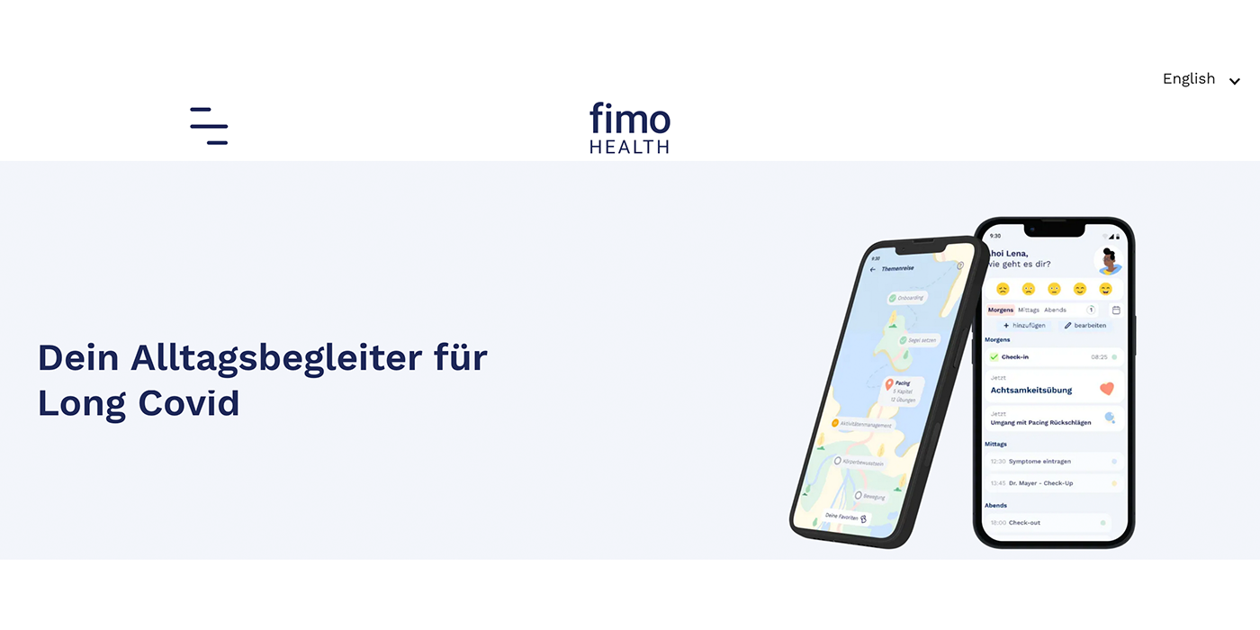 Fimo Health App: Alltagsbegleiter bei Long Covid